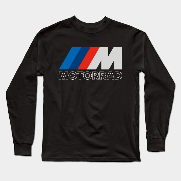 BMW M Motorrad Motorcycle Tee Long Sleeve T-Shirt by tushalb